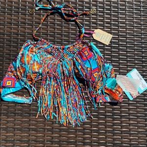 NWT Luli Fama Wild & Free Top